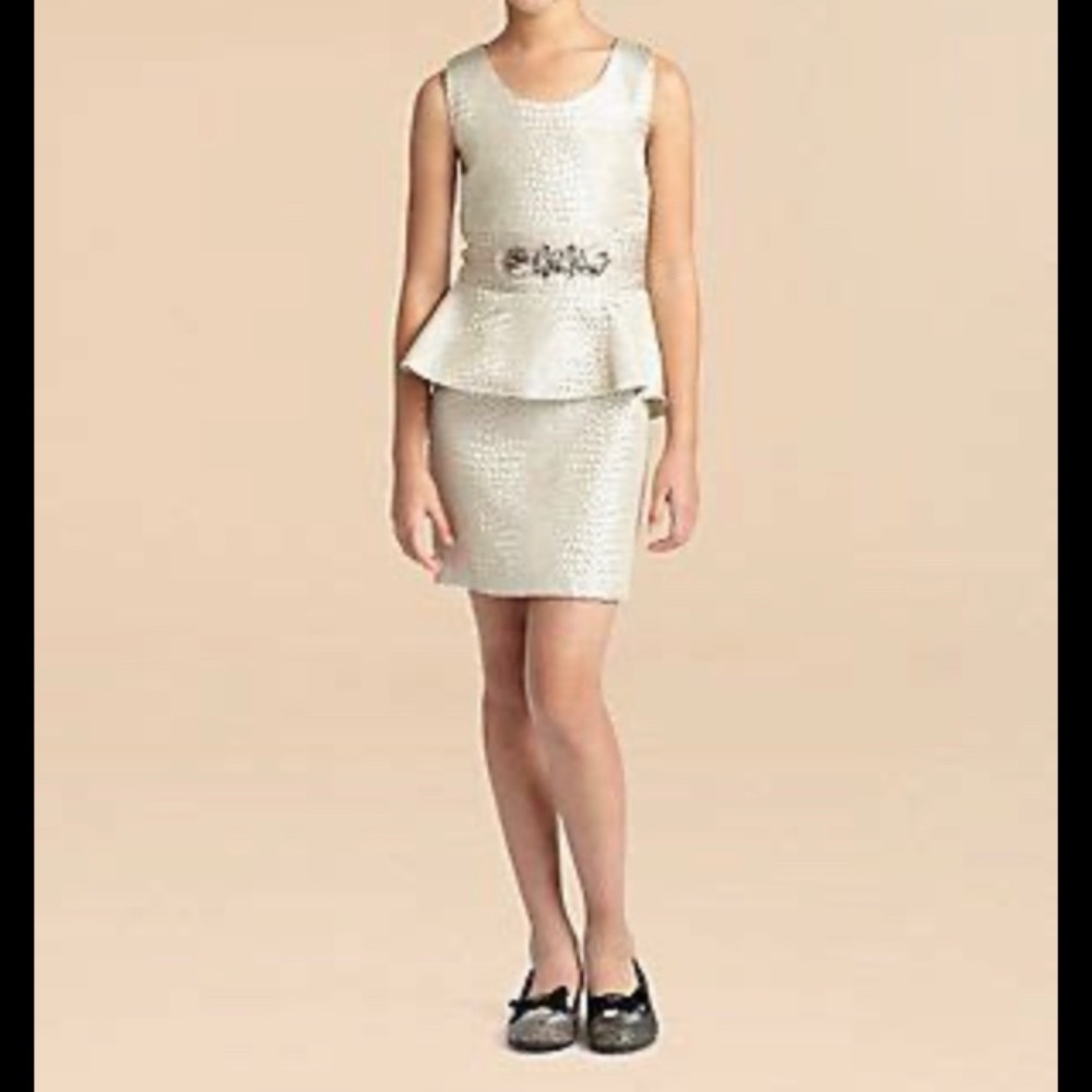 Zoe Ltd. Reptile Peplum Party Dress